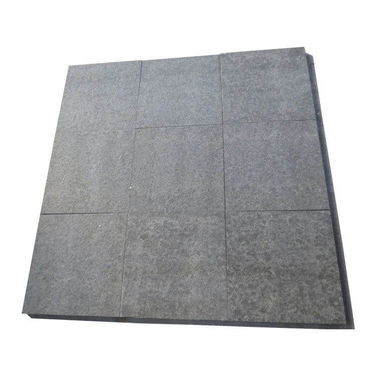 chinese flamed brushed mongolia black granite