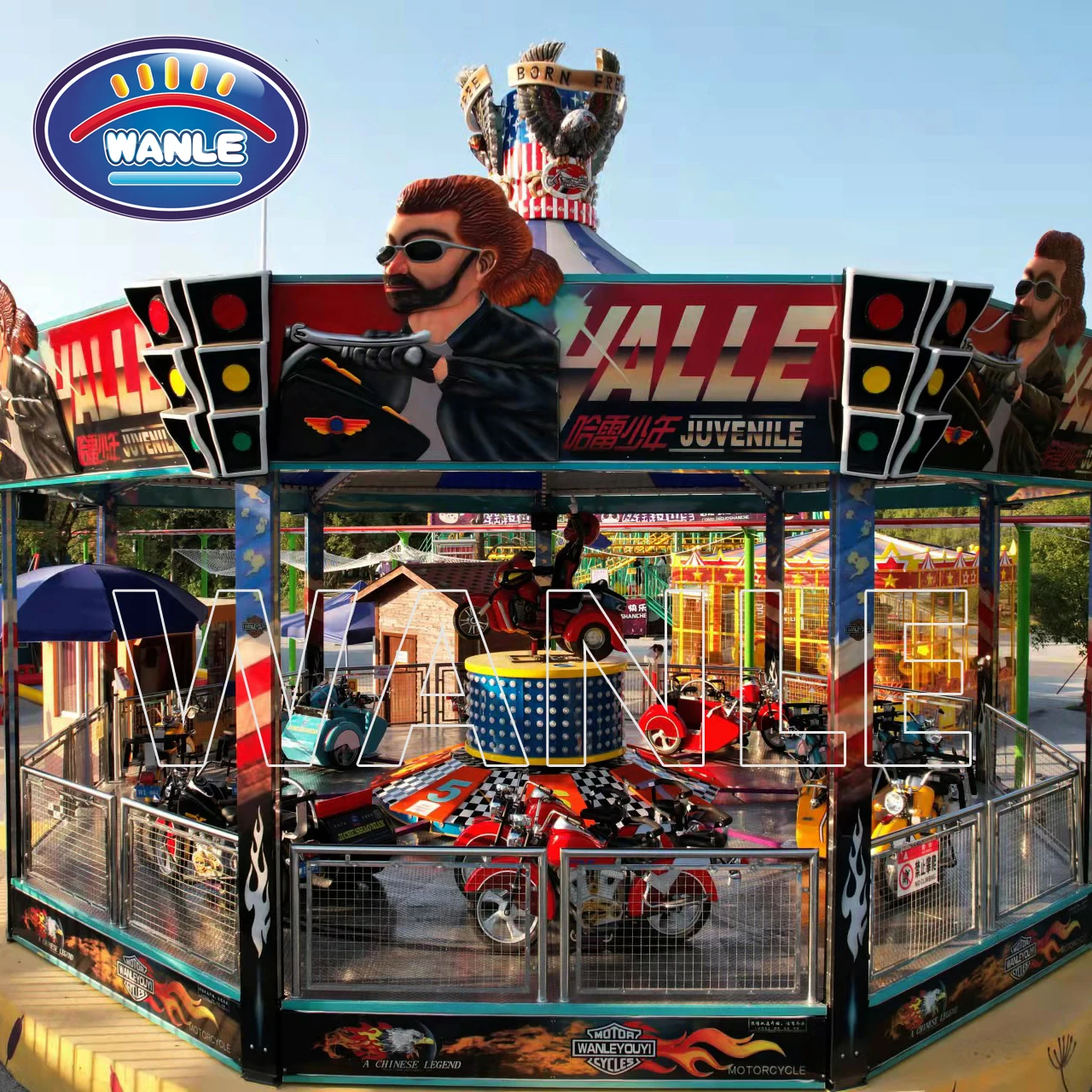 New Design Amusement Park Ride Merry-go-round Funfair Playground Attraction for Children