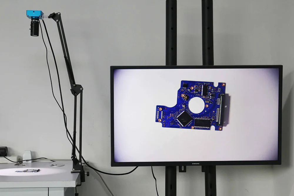 48MP 2K 1080P USB Camera Zoom C Mount Lens Remote Industrial Video Microscope For Digital Image Acquisition