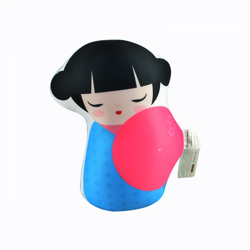 
China factory wholesale digital printed decorative throw pillows baby neck rest toy pillow 