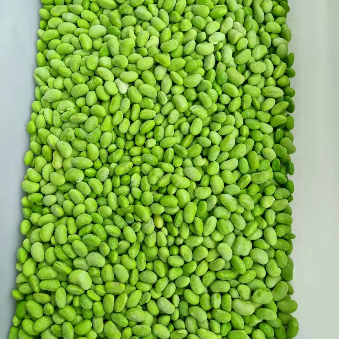 Hot selling 10kg bulk iqf frozen green soybeans kernel frozen green edamame
