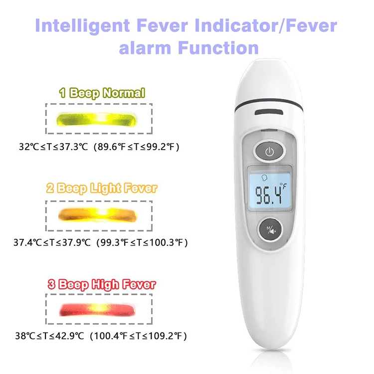 Medical Thermometer Digital Non Contact Household Head Forehead Thermometer Ear Infrared Thermometer