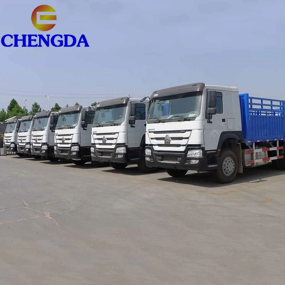 China Sino Truck HOWO Cargo Truck Chassis 45m3 Fence Truck Hot Selling In Somalia