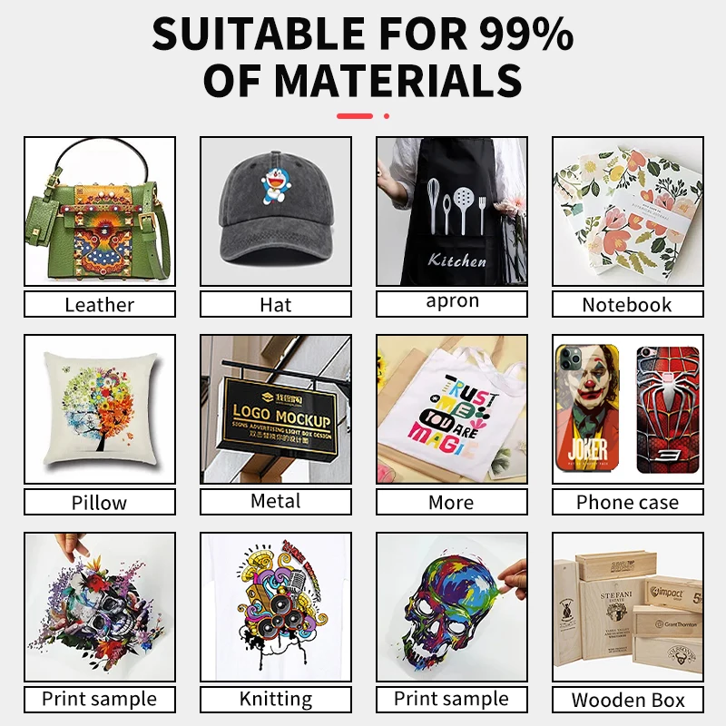Multifunction 3060 Uv Printer Impresora DTF Film Sticker A3 Printing Machine Cmykw for Clothes Textile Phone Case Provided 65