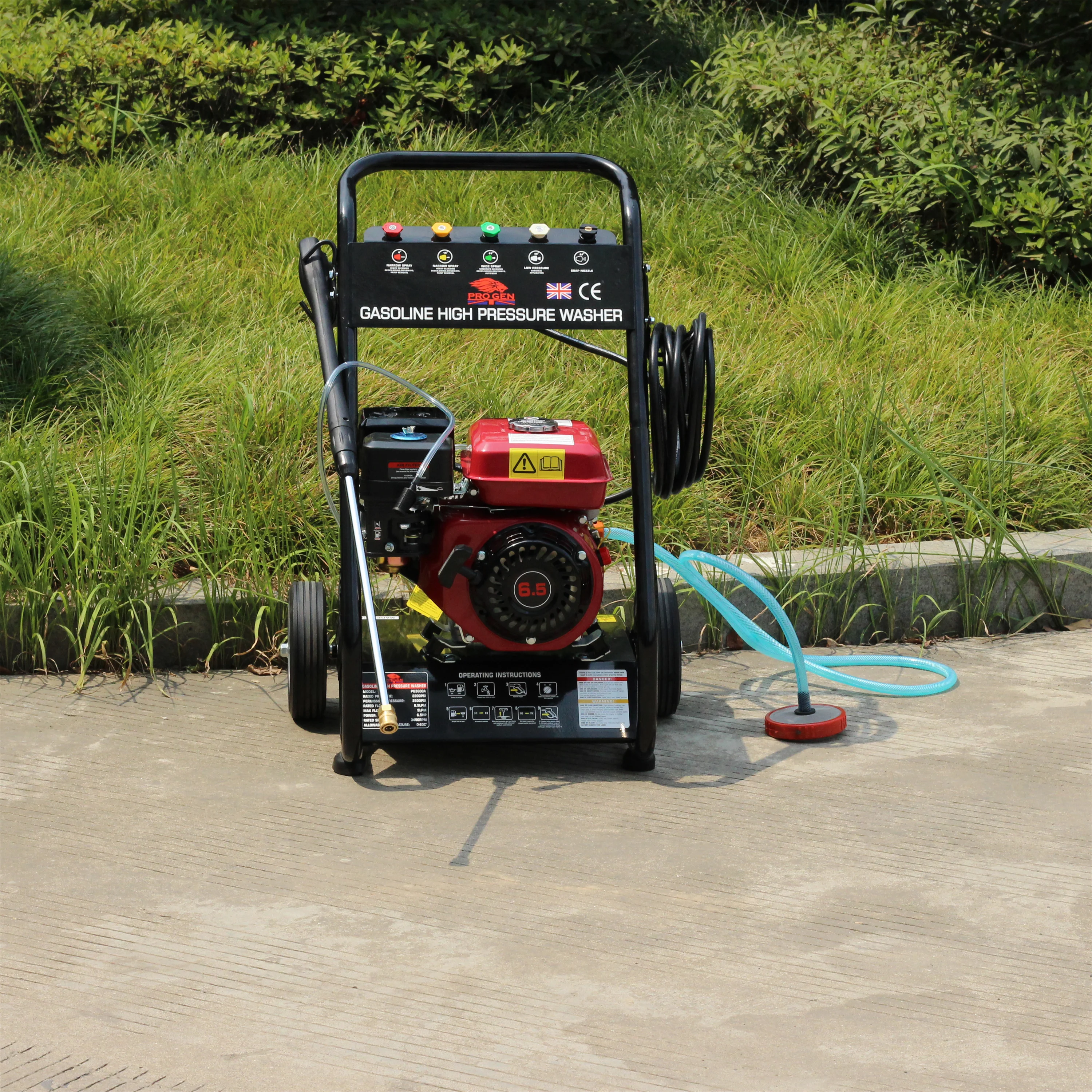 6.5HP 4-тактный ОВ с датчиком масла 150Bar 2200psi бензиновый двигатель высокого давления
