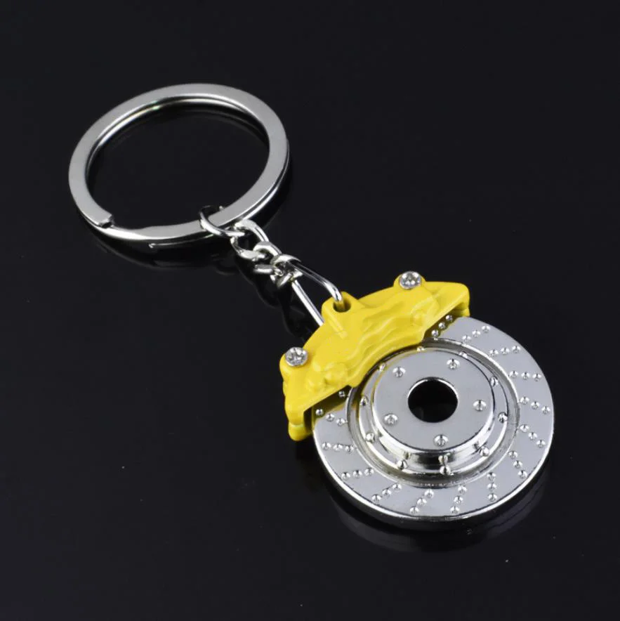 Brake Disc Motor Keychain Mental Key Chain car Keyring for R BMW M Sline AMG