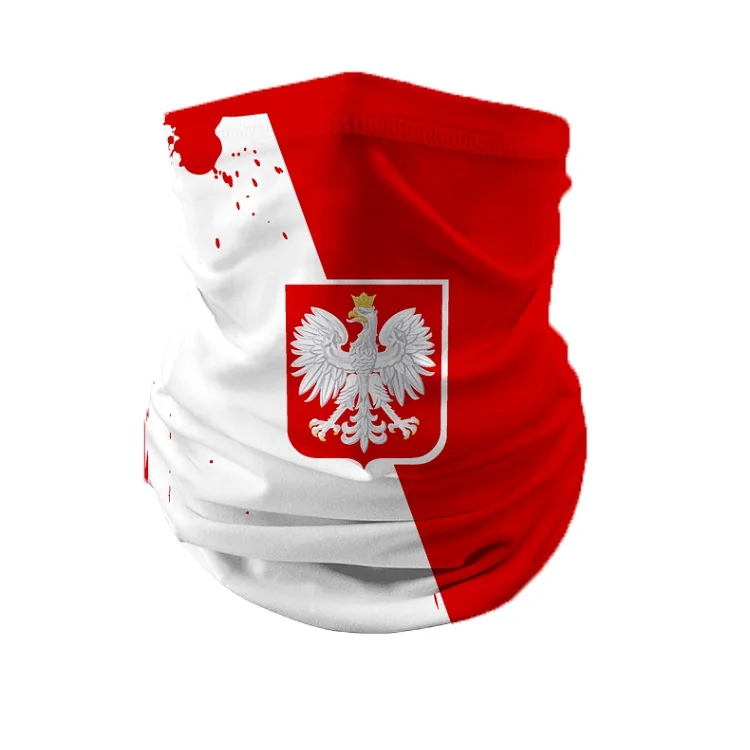 Cycling Custom Logo Neck Warmer Fashion Multi Use Polyester Neck Gaiter Snood Neck Warmer