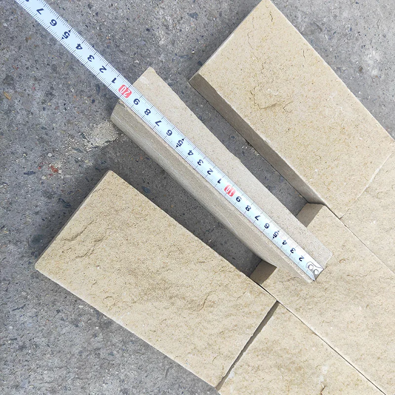 Factory natural sandstone wall cladding panels  exterior decorative culture stone mushroom beige sandstone