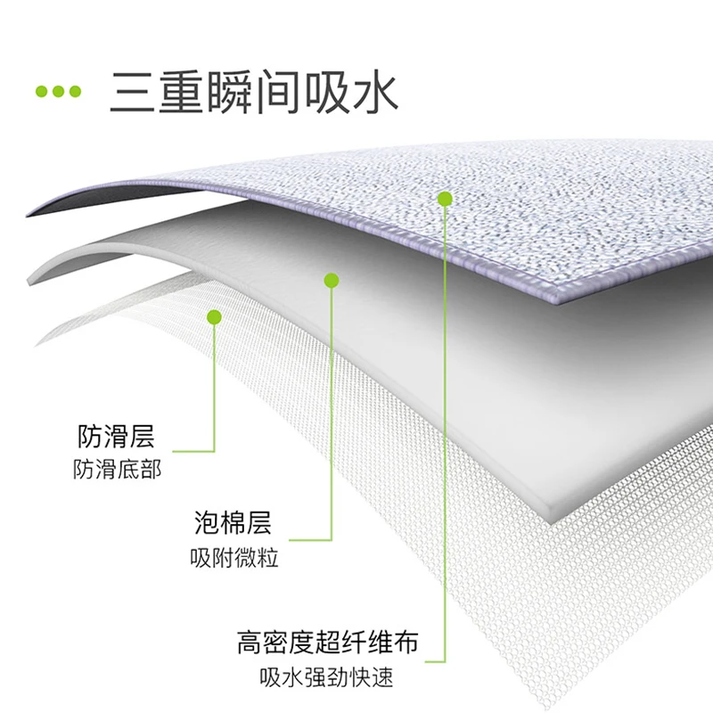 Disinfecting 3D clean floor mat remove dusty absorbing water