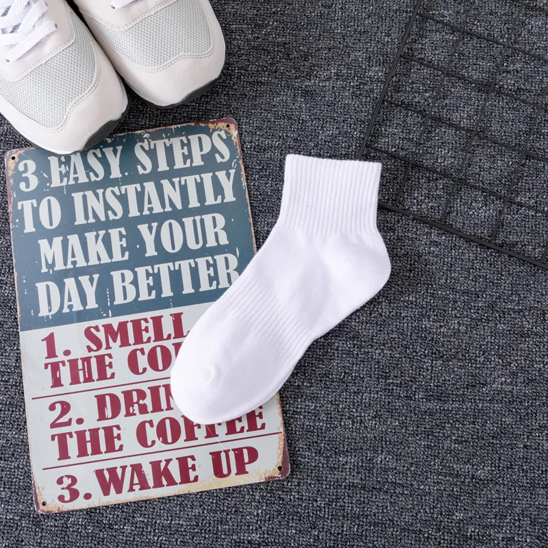 High Quality Compression Ankle Crew Designer Mens Unisex Sport Cotton Custom Logo Socks Men