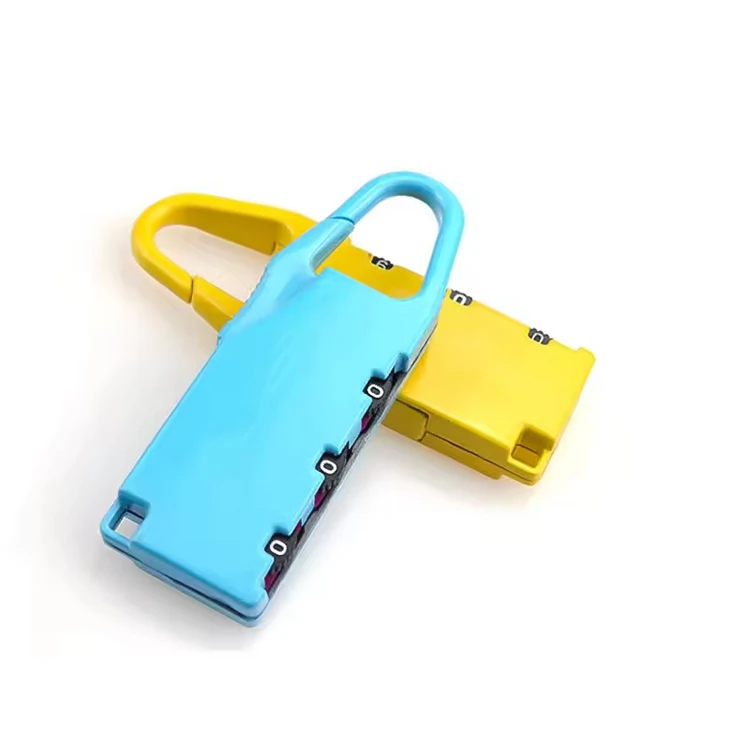 Wholesale custom three digit password locks luggage padlocks digital password locks travel bags mini password padlock