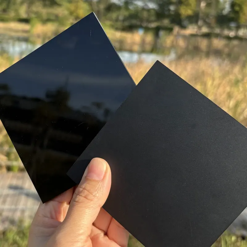 Frosted light tight 5mm Black polycarbonate plastic sheet for Machine casing guard
