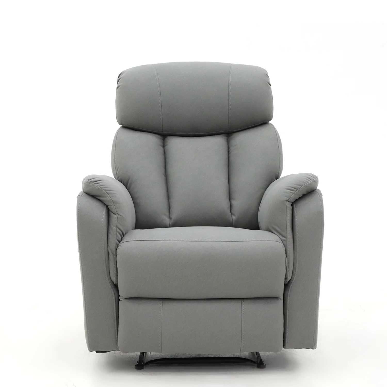 Geeksofa Factory Wholesale Lazy Boy Modern Microfiber Fabric Power Electric Recliner Chair with Massage and Heat for Living Room