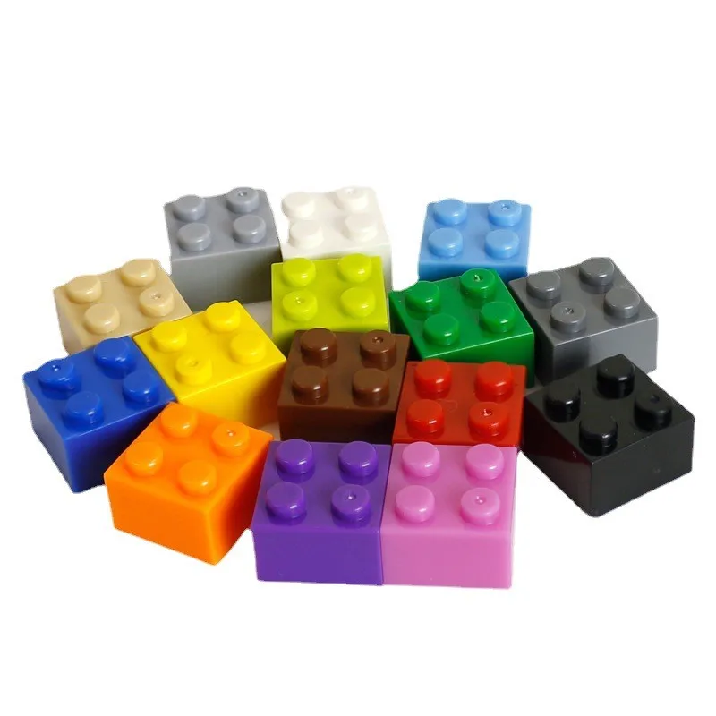 NO.3003 DIY Building Blocks Thick Figures Bricks 2x2 Dots Educational Creative  Plastic Toys