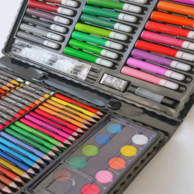 Высококачественный профессиональный карандаш для акварели 150 шт., художественный карандаш из ПВХ, наборы художественных красок для детей, подарок