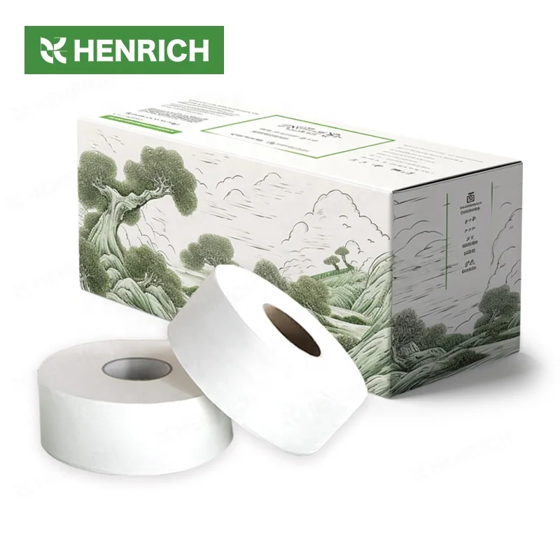 bamboo jumbo 17 18 gsm brown tissue toilet paper mother roll napkin color barrel towels material tape