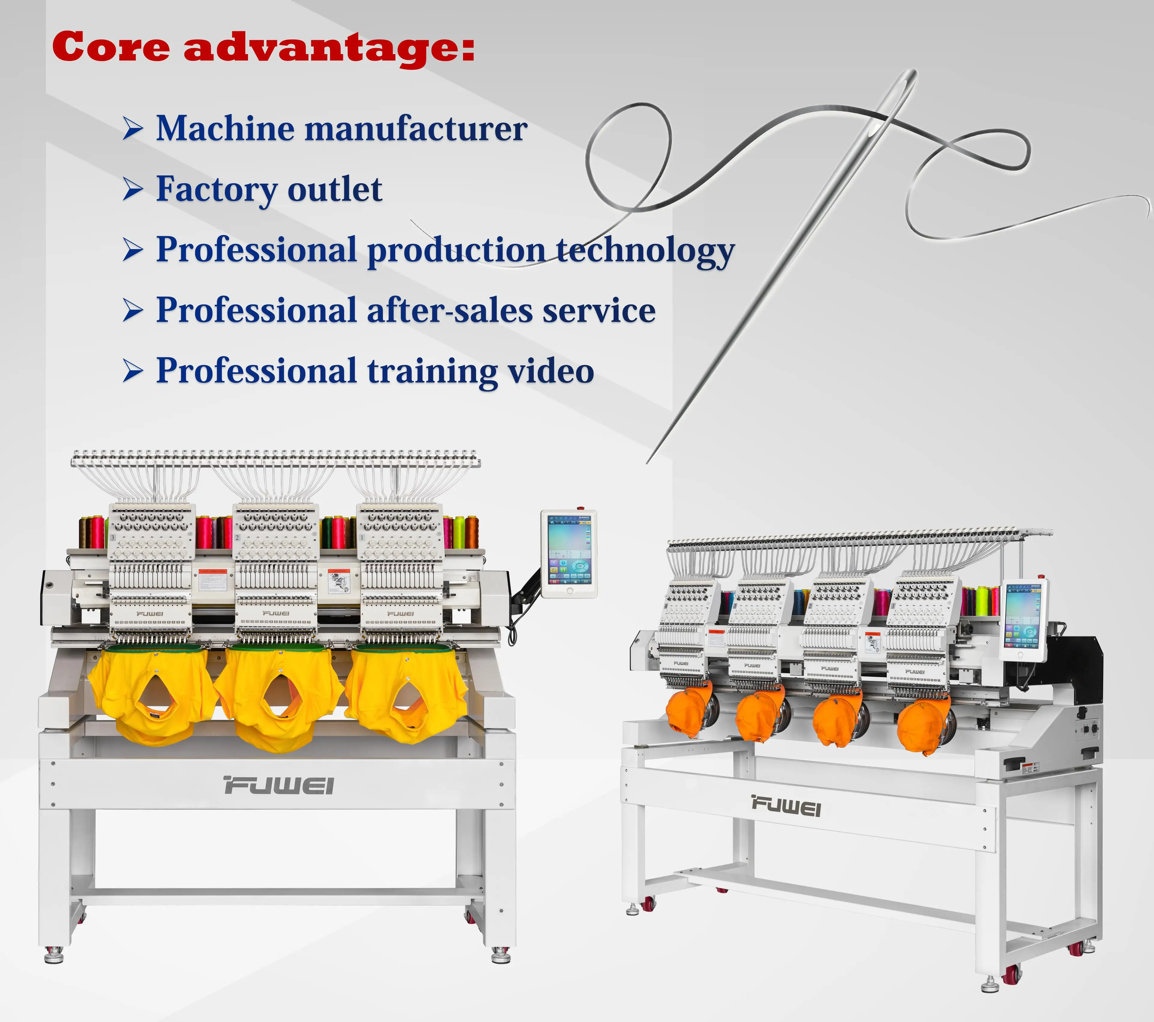 FUWEI  4 Heads  Computer Embroidery Machine Price