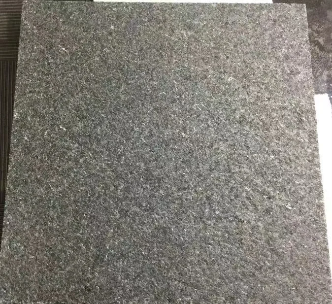 Chinese cheap G684 pearl black basalt granite slab flamed stone
