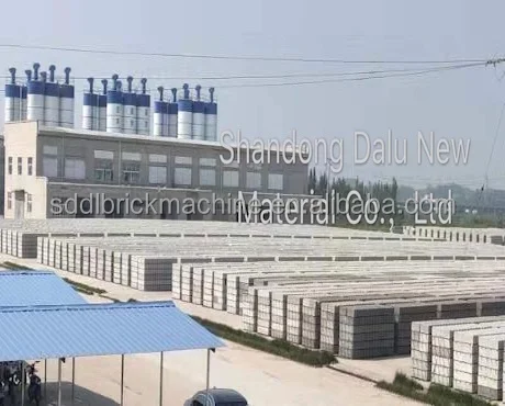 High pressure gypsum blocks group in Shandong