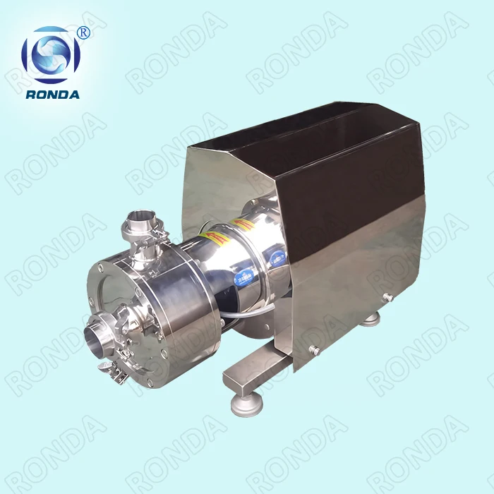 JRL sanitary SS316 material single stage homogeneous emulsion pump for soybean milk, ointment, pigment, etc.