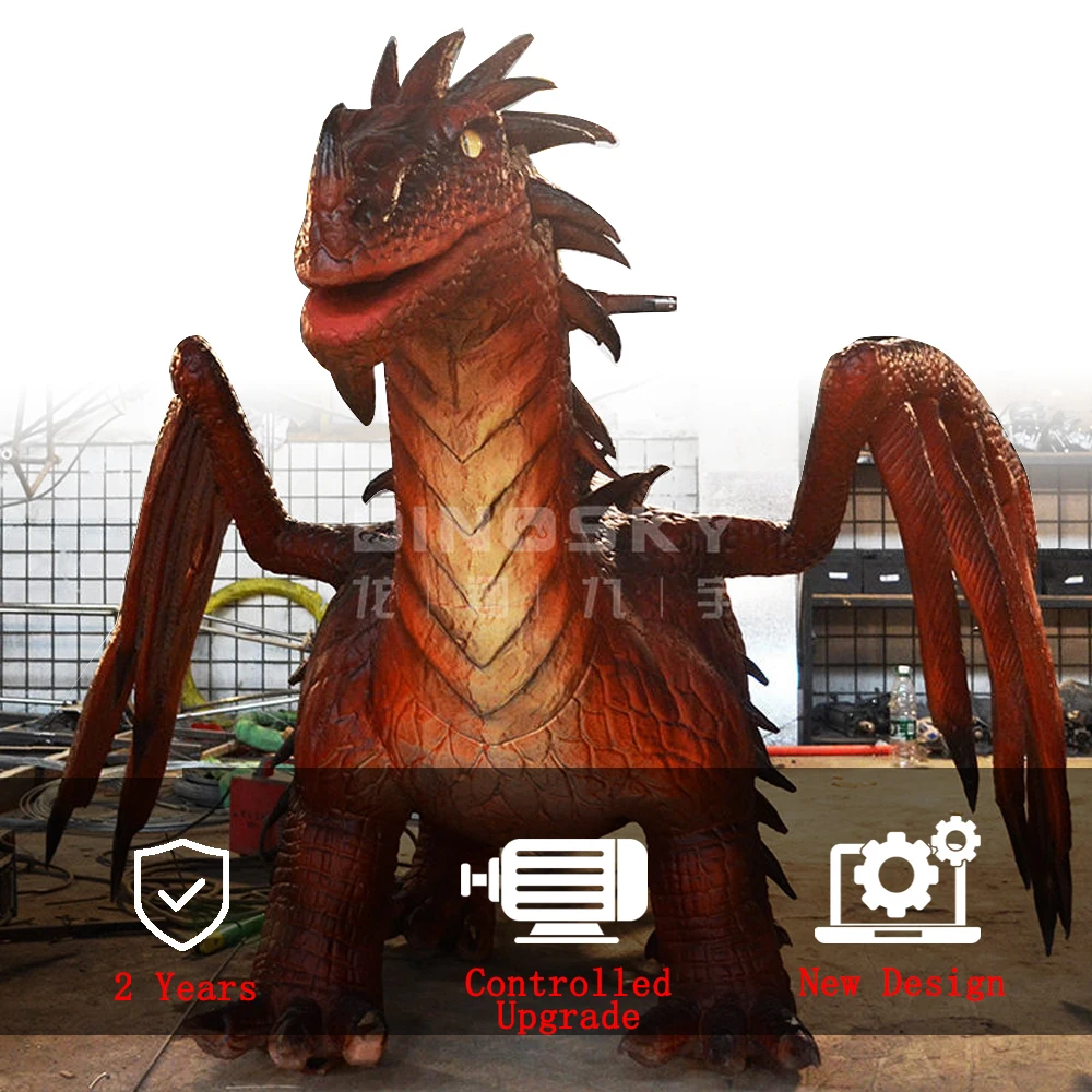 Amusement Park Motorized Walk Riding Animatronic Dinosaur Rider Machine Ride Car Dinosaur Ride For Kids