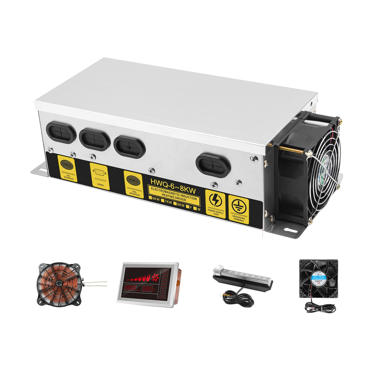 Электромагнитный Электрогенератор для приготовления пищи, 220 В, 6-8кВт