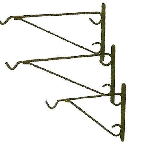 galvanized and powder coated outdoor garden metal shepherd hook and hanging basket