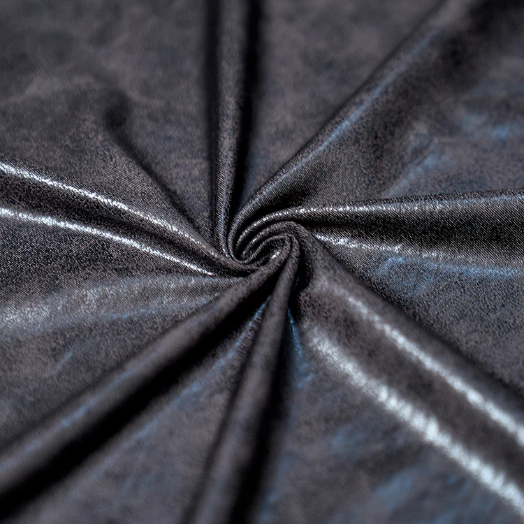 100D серебристым принтом блестящие 153 см ширина 250 g полиэстер 85% спандекс 15% полиэстер изделие из молочного шелка для занятий йогой, комплект