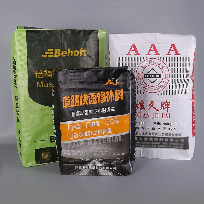 Customizable Pp Woven Sack Kraft Paper Coated Pe Film Cement Bag Sacks Bags For Cement Gypsum Putty Powder