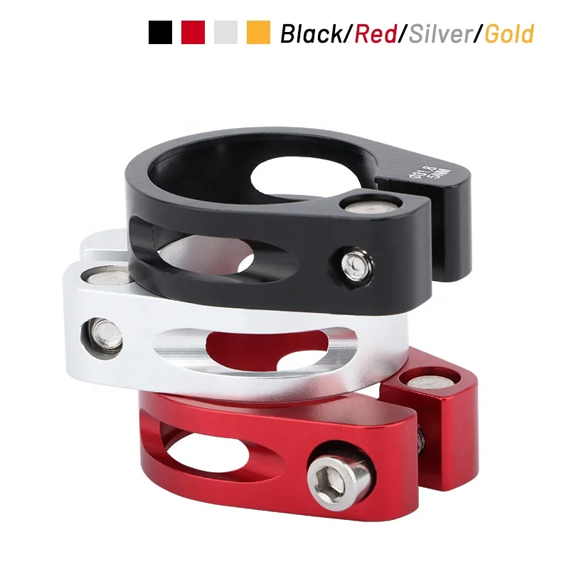 Wholesale Alloy Road Bicycle Seat Post Clamp Lock 31.8/34.9mm MTB Bike Seat Pipe Clamps for 27.2/28.6/30.8/31.6mm Bike Seatpost