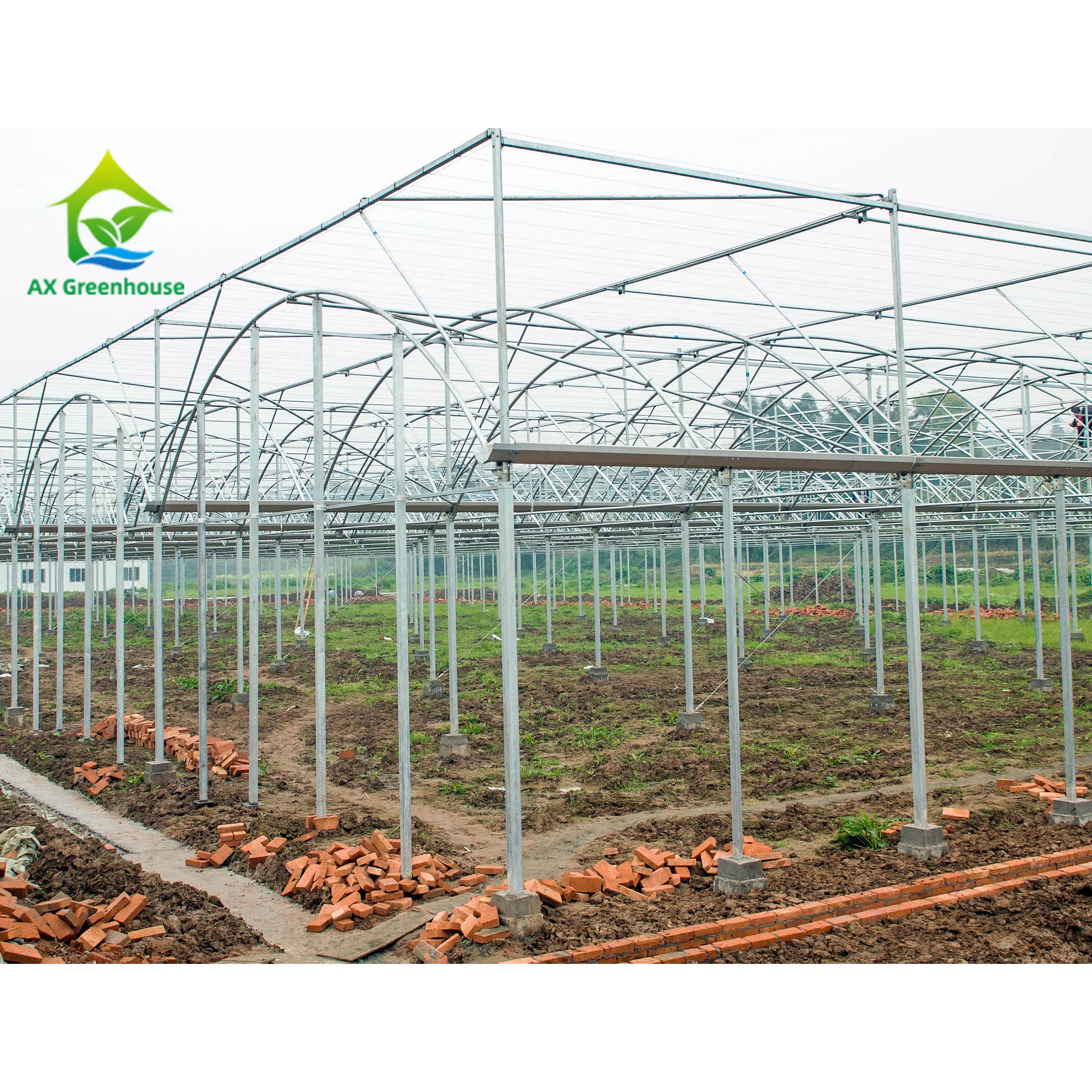 Hot galvanized steel pipe 20*2 durable greenhouse structure