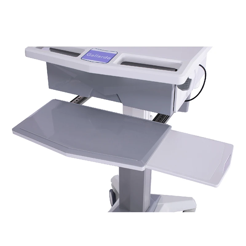Hospital trolley laptop cart with drawer medical trolley