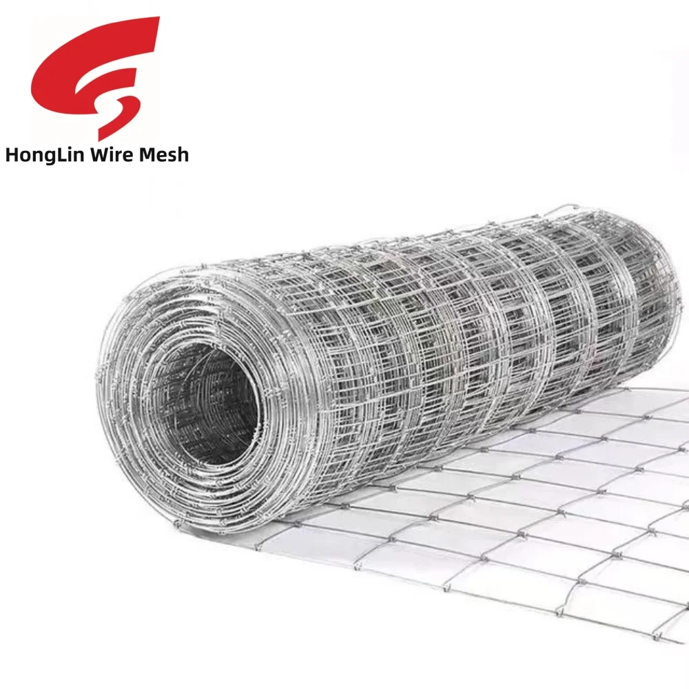 Boundary Fencing sheep and hogs Fixed Knot Deer Fence for Livestock hinge joint with high-strength tensile steel wire
