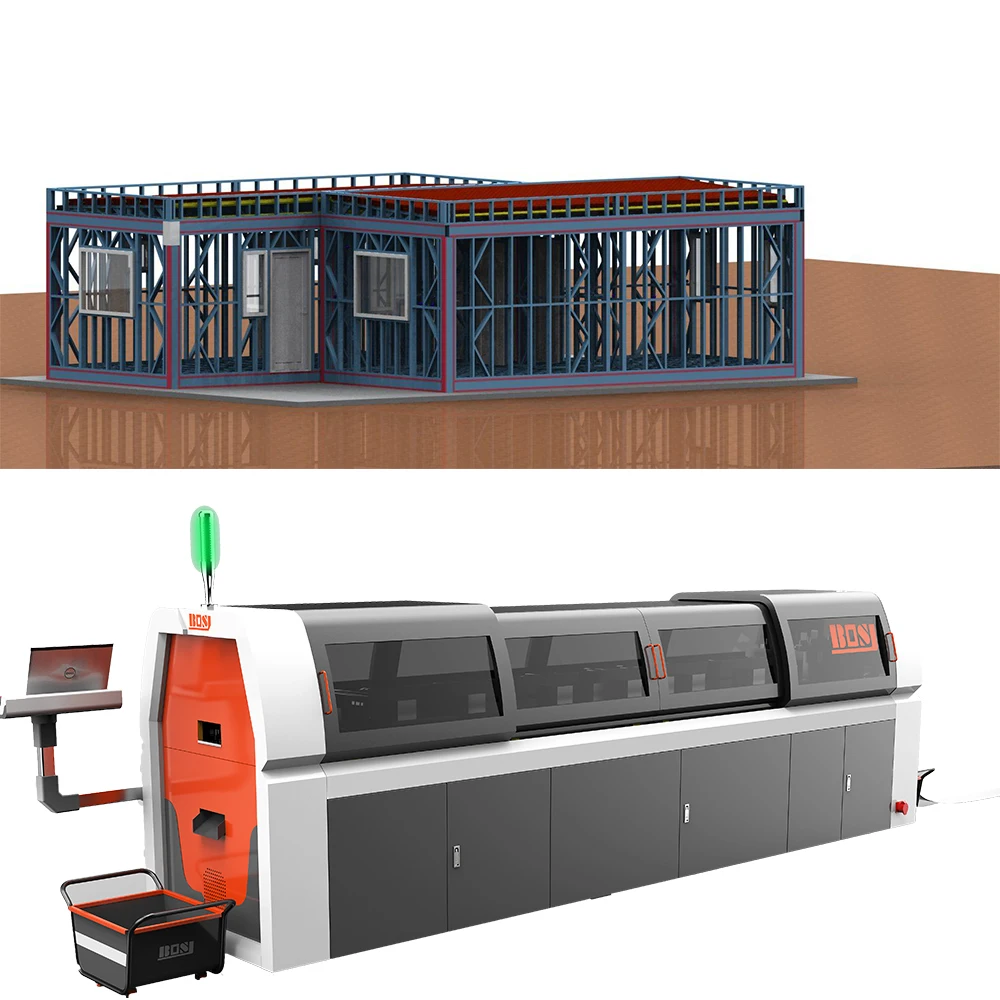 Prefab modular light gauge steel framing machine prefab container house  roll forming machine
