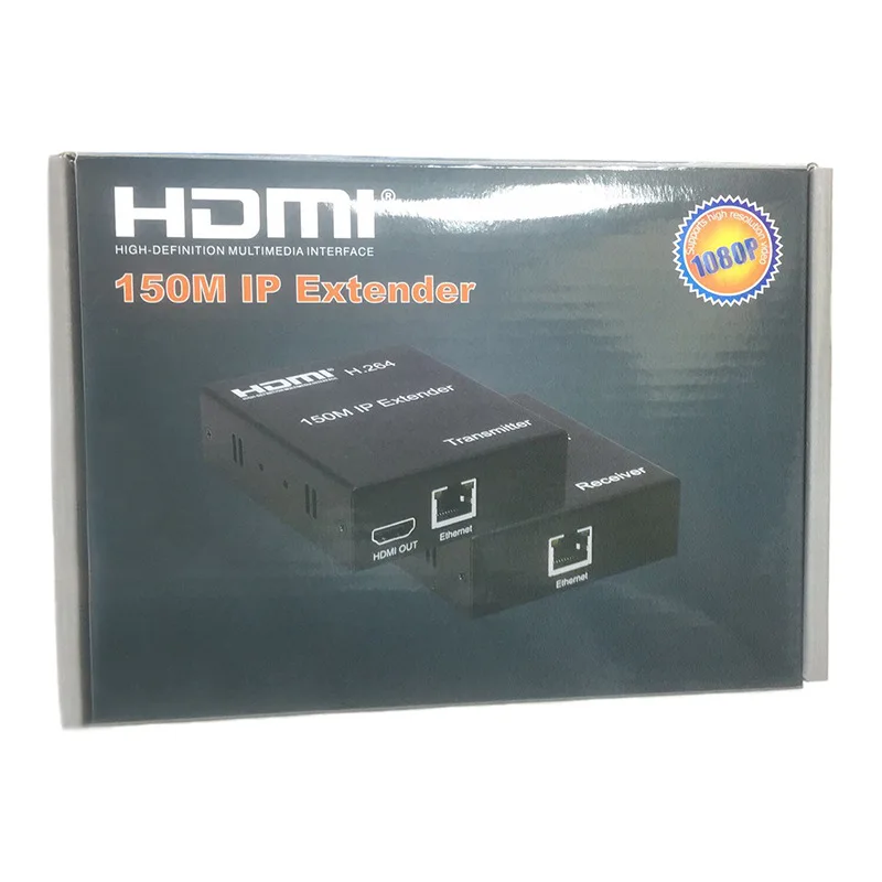 150 м HDMI удлинитель по IP Cat5e/Cat6 Rj45 передатчик приемник