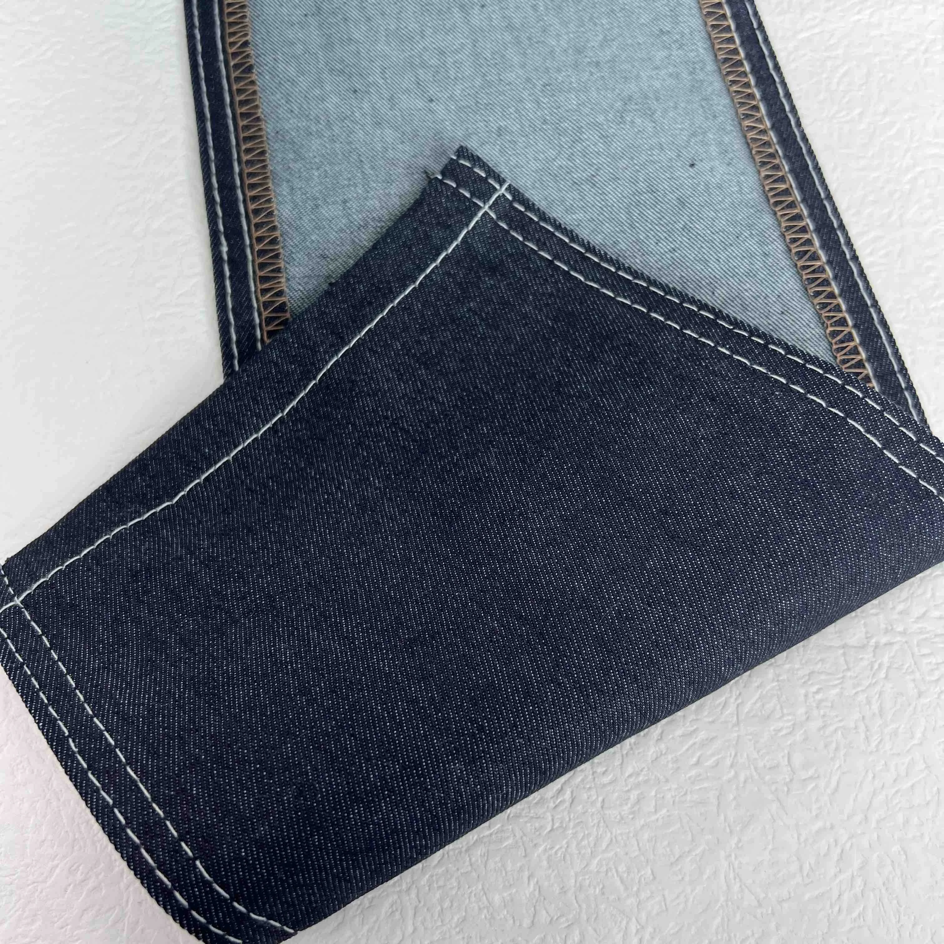 10oz Blue Indigo OE Twill  Stretch Denim Fabric Jeans Fabric In Roll