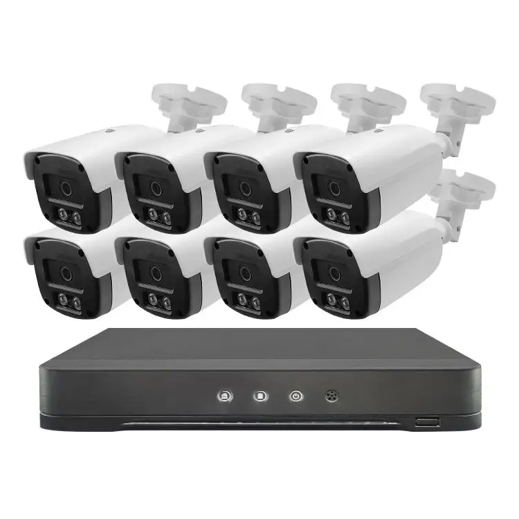Analog camera monitoring system 8 channels HD CCTV bullet camera analog cctv DVR kit with face motion detection