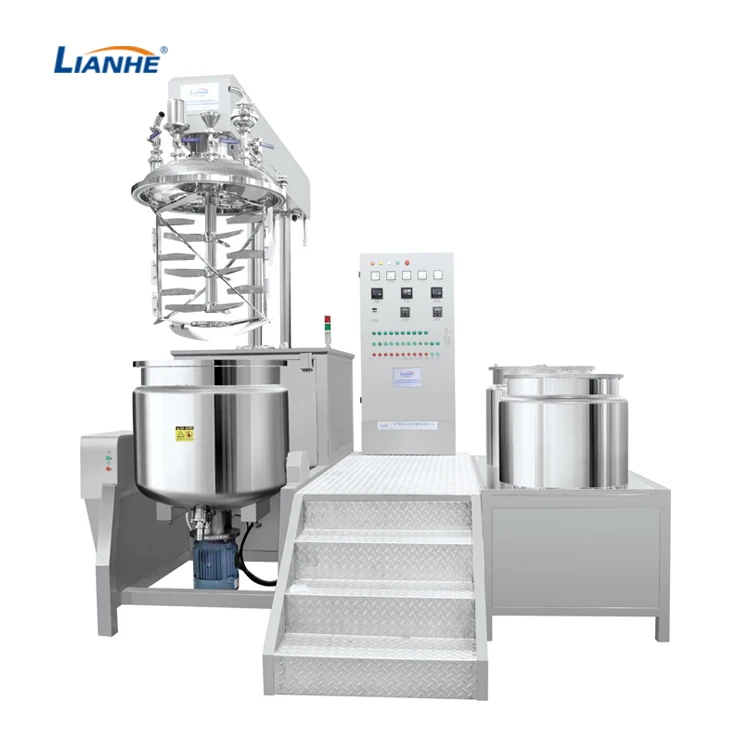 Vacuum Ointment Cosmetic Skincare Cream Paste Gel Shampoo Detergent Stirring Homogenizing Emulsifying Equipment Machine