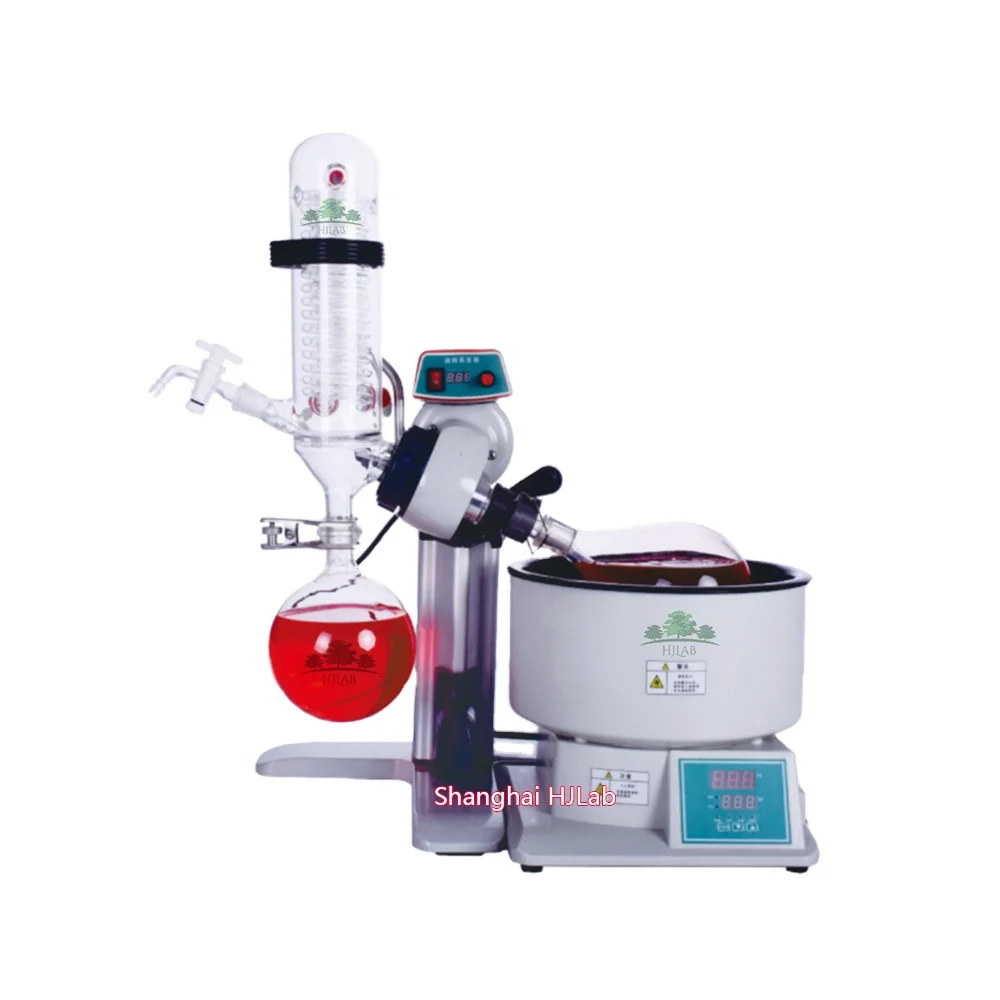 Lab 1L Turnkey Rotary Evaporator with Recirculating Chiller and Vacuum Pump