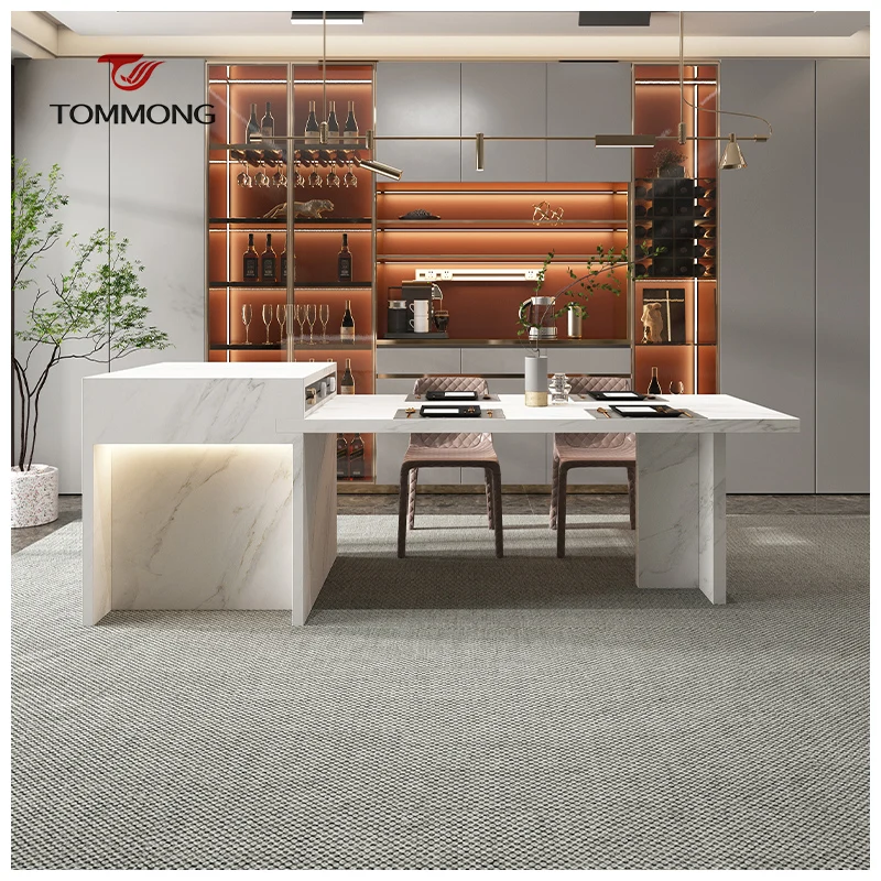 Factory Price High End Matt white  Luxury Kitchen Unit Industrial  Hotel Free Design Modern Kitchen Cabinet