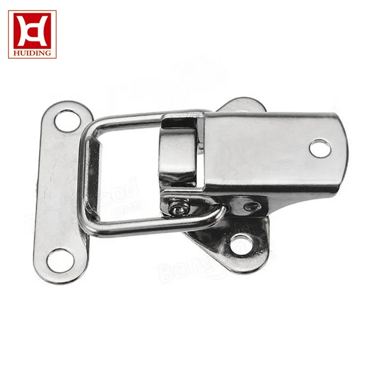 Hot Selling Custom Mini Stainless Steel Iron Toolbox Toggle Draw Catch Latch 90 degree For Seaside Showcase