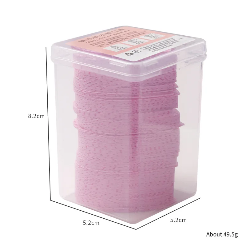 High Quality 200pcs Multicolor Lint-Free Nail Art Wipes Soft Cosmetic Cotton Gel Remover Napkins Absorb Glue Soak Nail Supplies