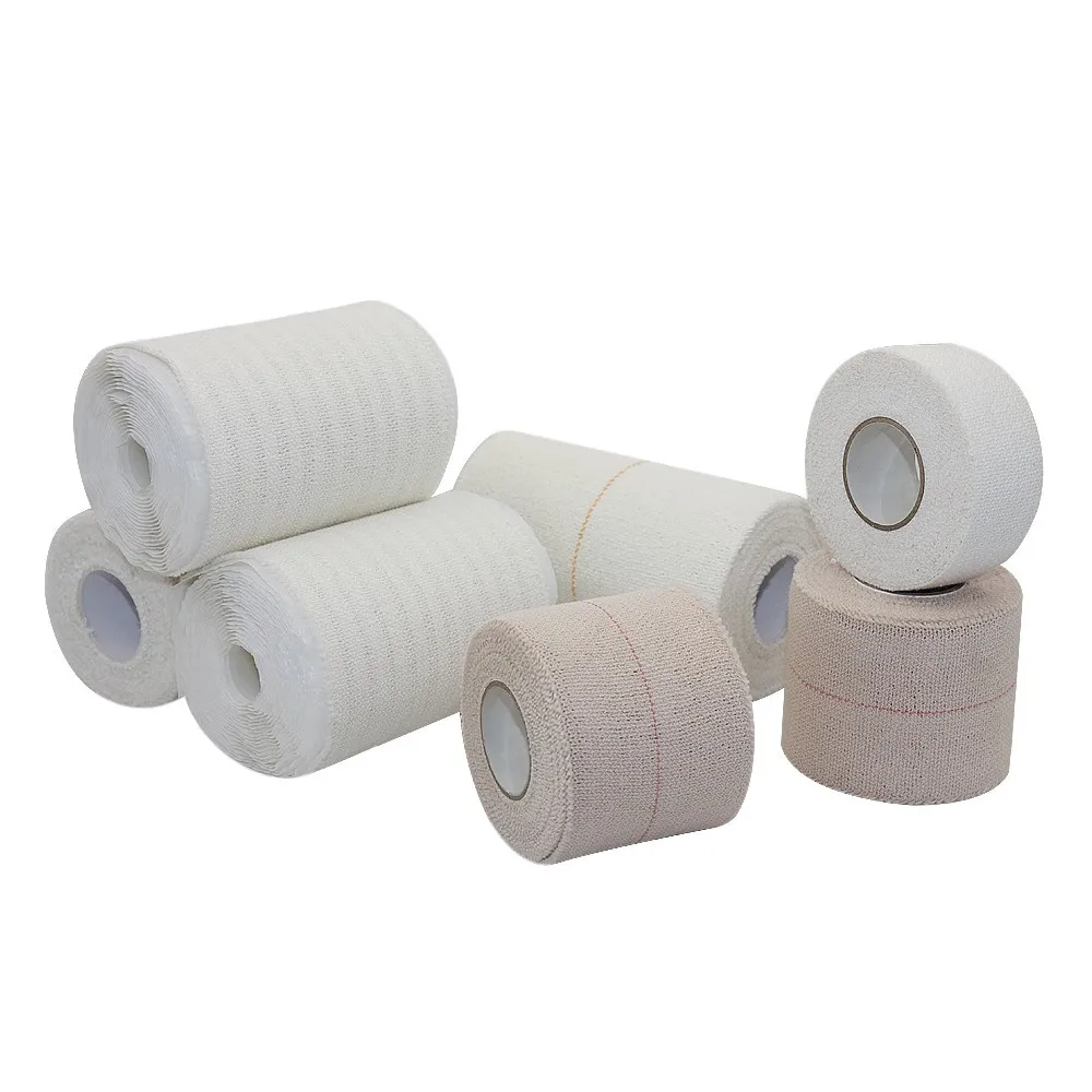 Sports protective gear Custom Medical Cotton Cut Heavy Eab Tape Elastic Adhesive Bandage
