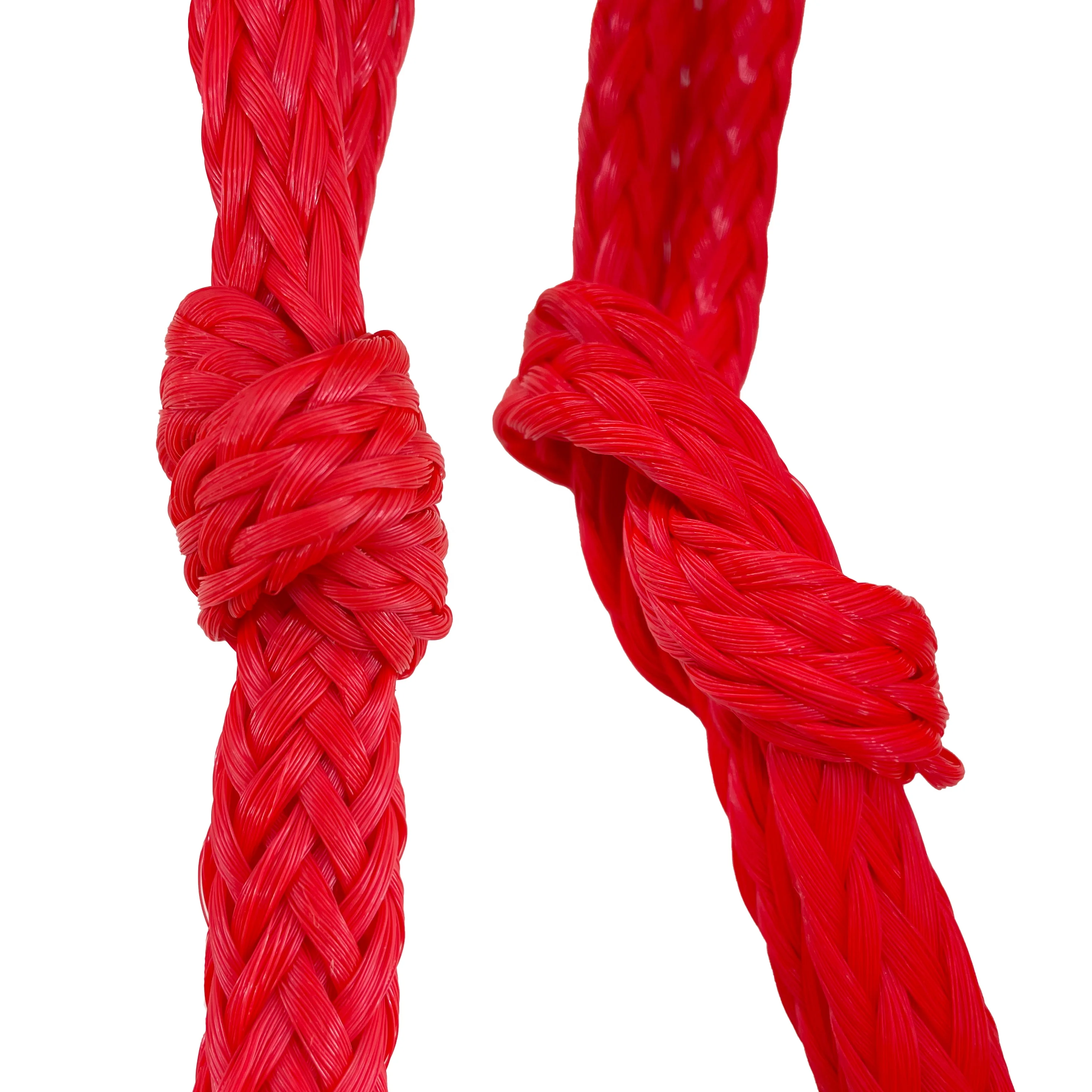 25ft 2200lbs Red Water Ski Rope Hollow Braided 100% New PE Surfing Line Wakeboard Rope with 12in NBR Handle