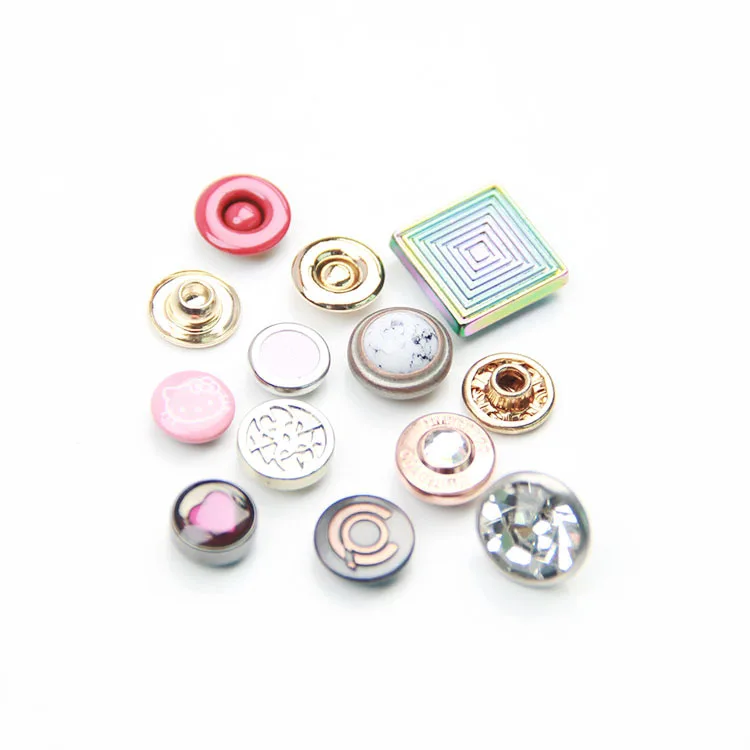 Оптовая продажа, лучшее качество, индивидуальный дизайн, медные заклепки, латунные заклепки, пуговицы для одежды