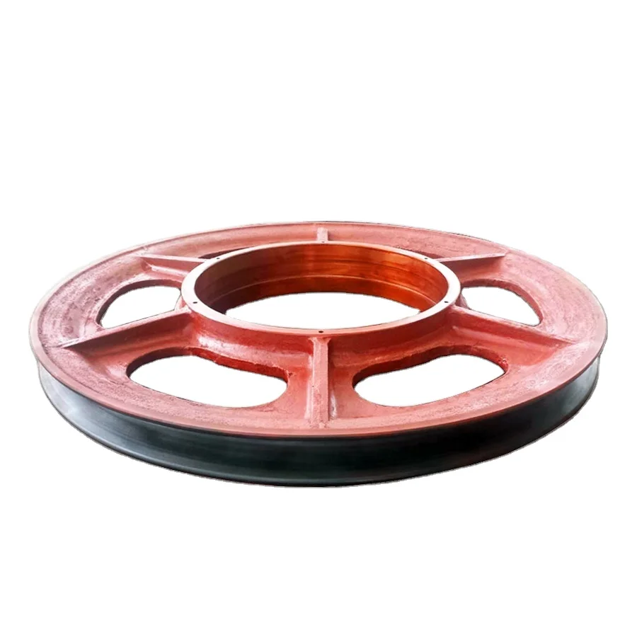 Mining Coal Industrial Lifting Wire Rope Hoist Sheave Forging Wire Rope Sheave