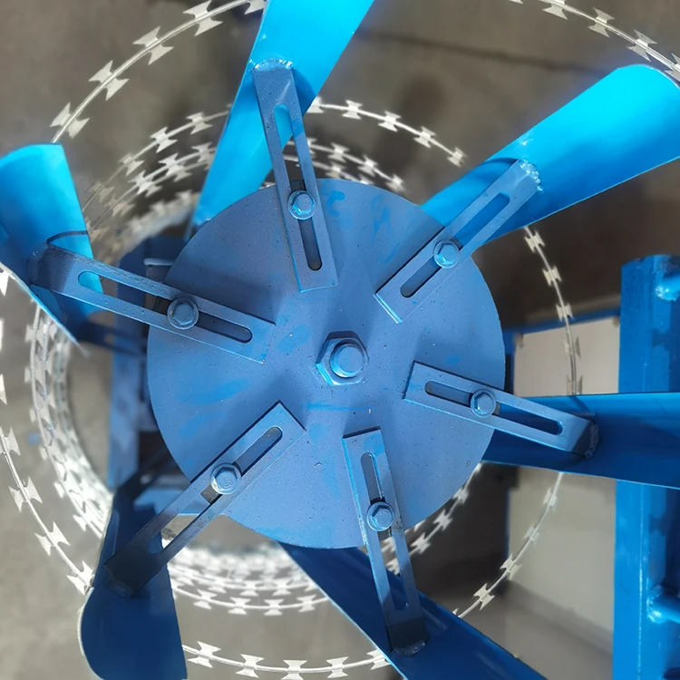 best price factory easy install galvanized concertina razor blade barbed wire making machine
