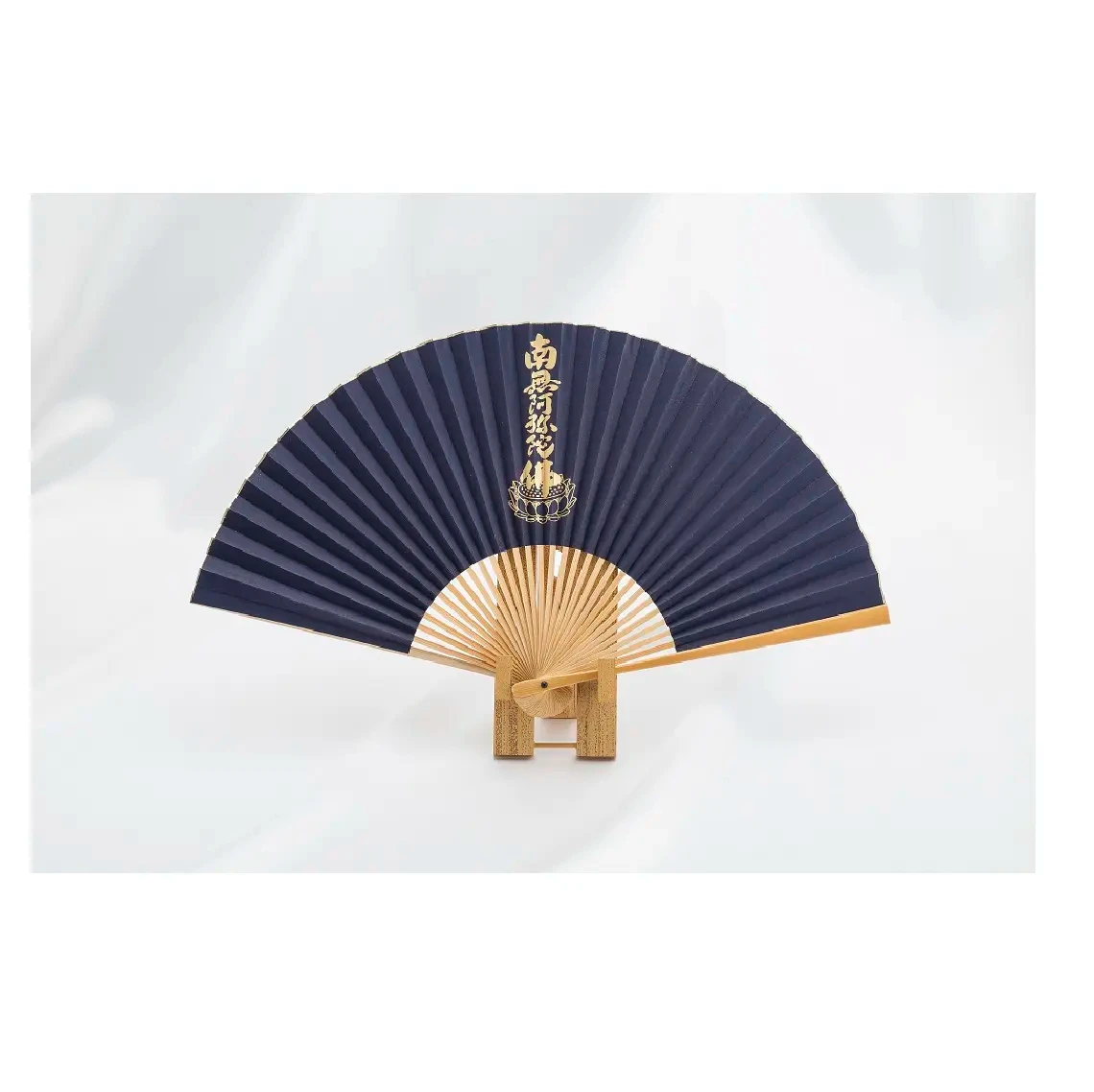 Gift bamboo crafts small Japanese custom photo print folding fan
