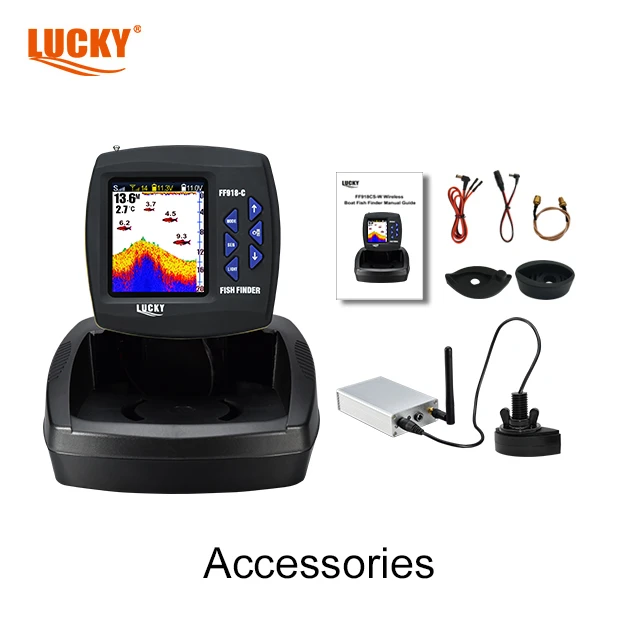 Lucky FF918C-WL wireless fish Fish finder for bait boat