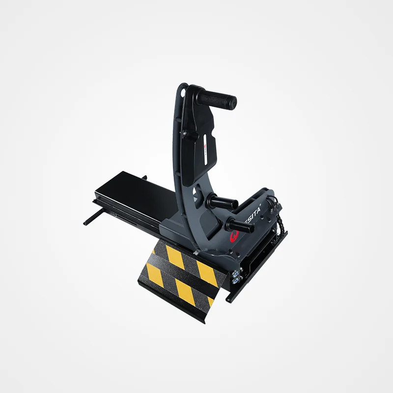 Car tire lifting trolley for tire changing machine